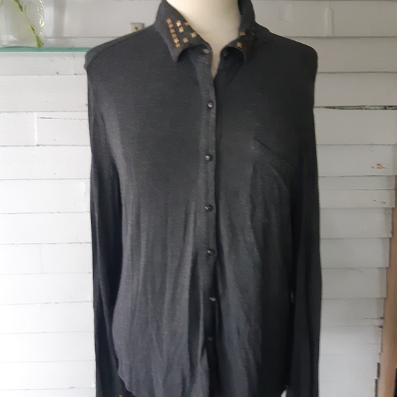 French Laundry Women's Buttons Dowm shirt size LP - Picture 9 of 15